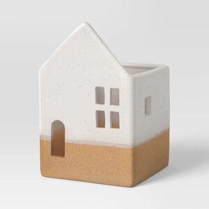 NEW SET/2 Speckled Ceramic House ChristmasVillage Southwestern FarmouseTarget